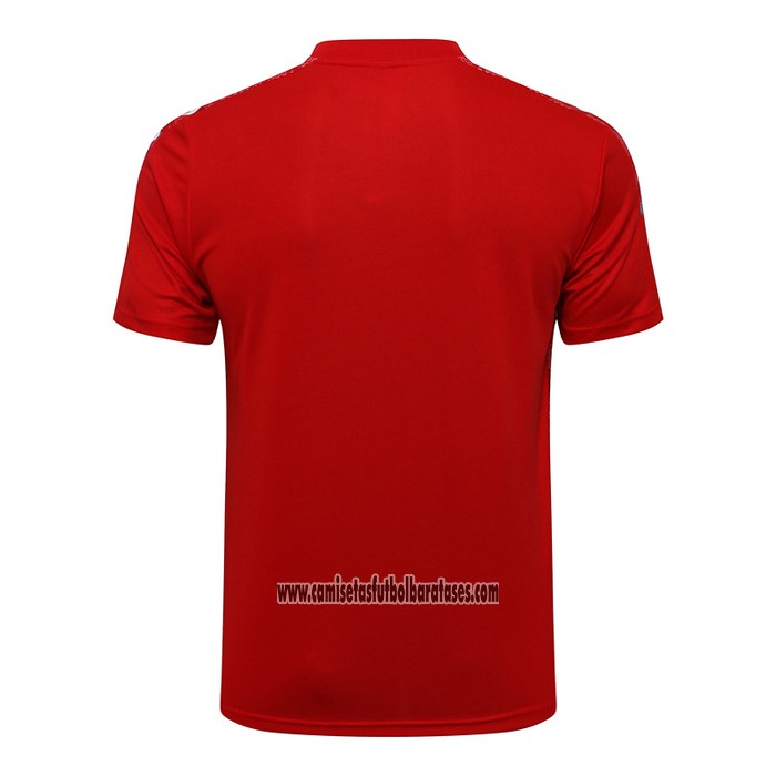 Camiseta de Entrenamiento Manchester United 2021 2022 Rojo
